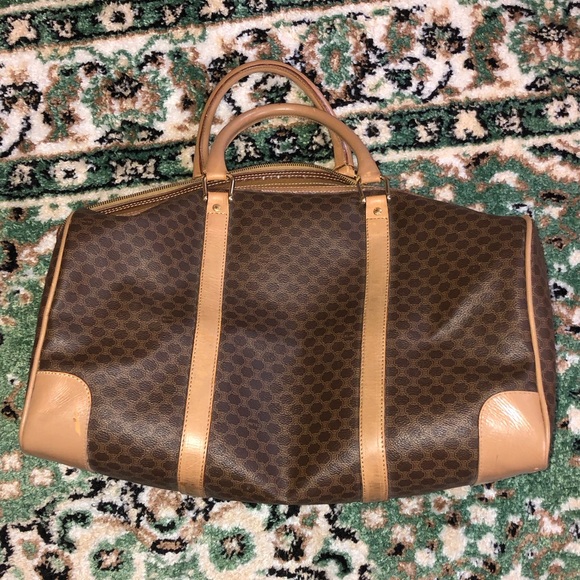 Céline AUTHENTIC Vintage Macadam M14 Weekender Travel Boston Duffle Bag - Picture 4 of 16